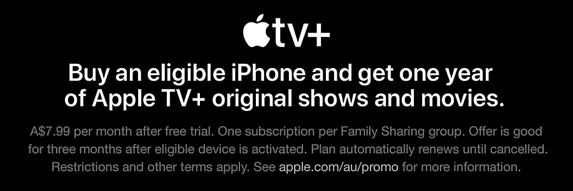 iPhone Apple TV+ Promotion
