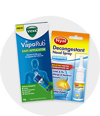 Inhalers, Decongestants & Vaporisers