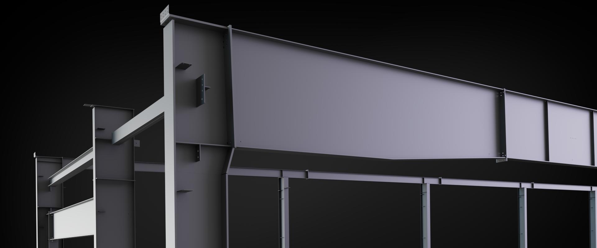 Butler primary framing system featuring rigid steel columns and rafters, engineered to form the structural backbone of the building, delivering load-bearing strength, clear spans, and integrated performance within a complete building system.