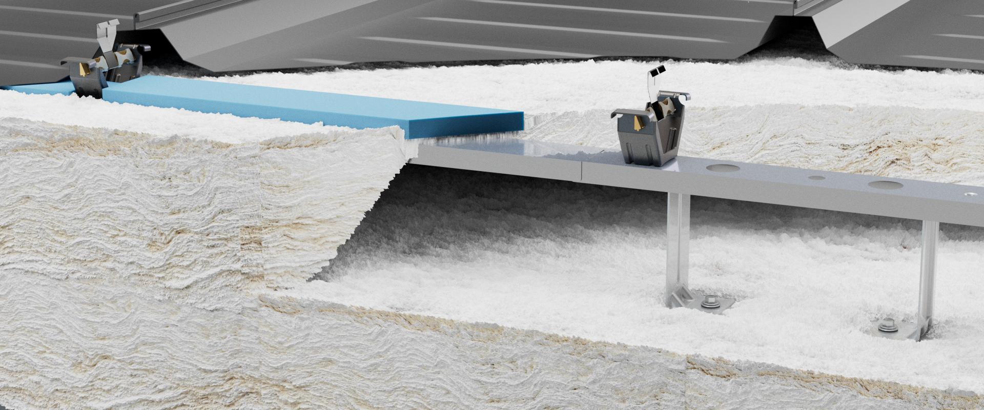 TBS™ Metal Roofing and Ceiling Insulation System