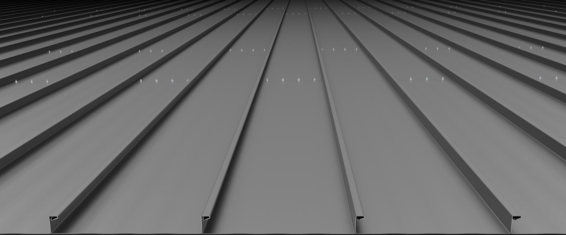 Close up of VSR II™ Architectural Roof System