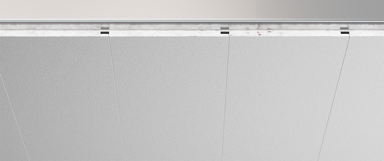 ImpressaClad® architectural wall panel system featuring a smooth concealed-fastener finish and clean vertical lines for contemporary facade design.