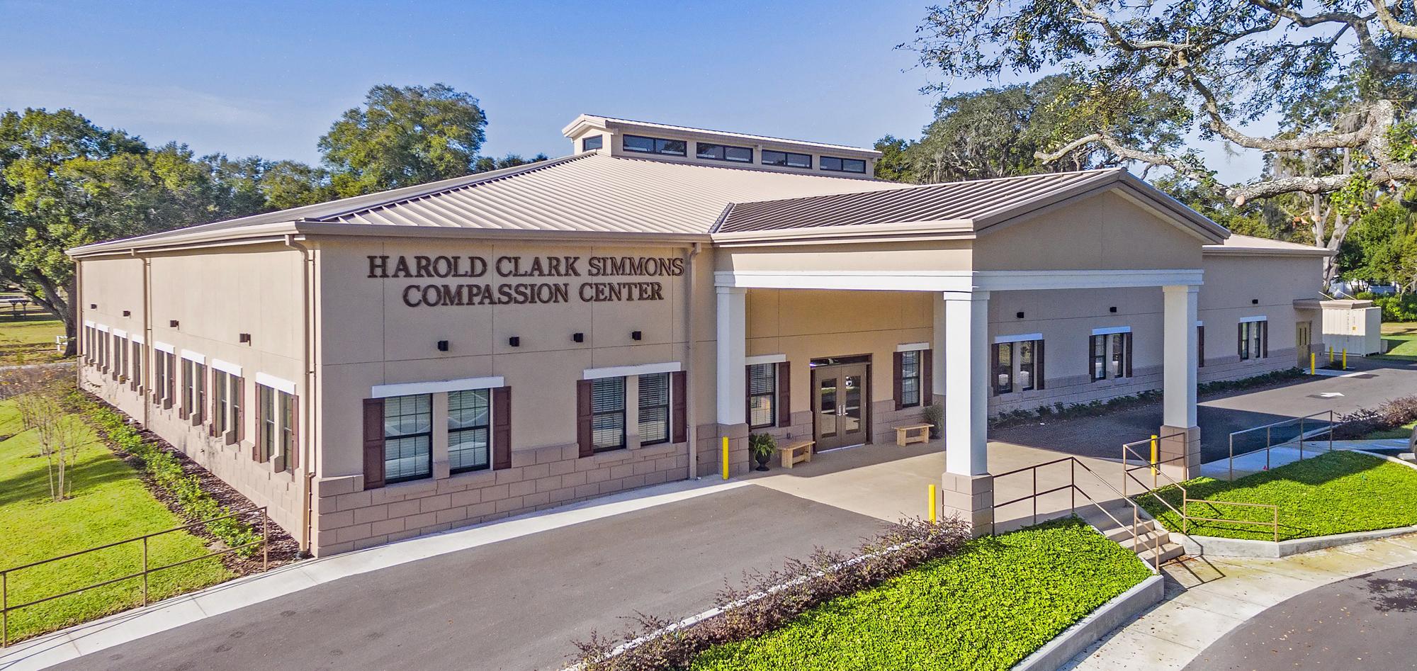 Exterior view of the Florida Baptist Children's Homes – H.C. Simmons Compassion Center featuring integrated donation processing, warehousing and community support spaces designed to improve distribution efficiency and outreach coordination.