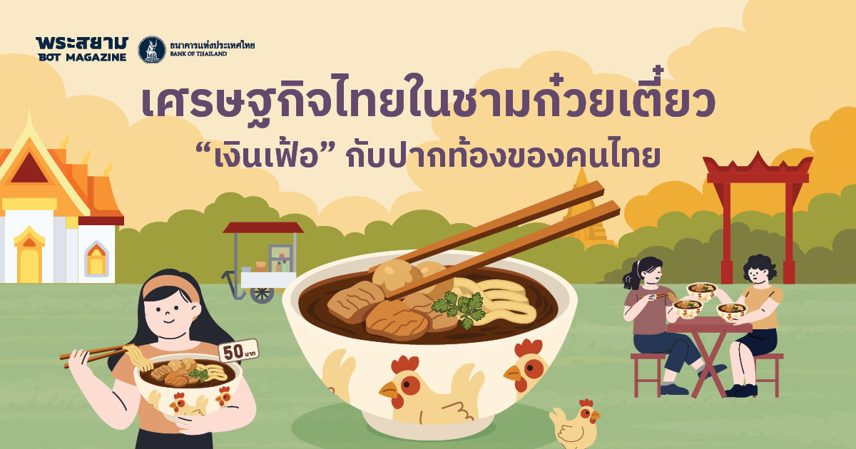 เศรษฐกิจไทยในชามก๋วยเตี๋ยว : “เงินเฟ้อ” กับปากท้องของคนไทย