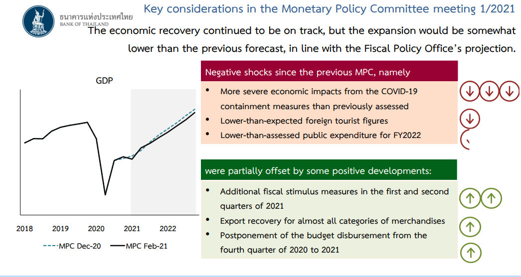 Key considerations in the Monetary Policy Committee meeting 1/2021