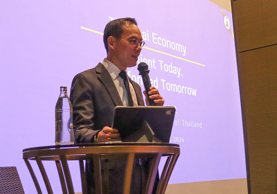 รองผู้ว่าการด้านเสถียรภาพการเงิน ธนาคารแห่งประเทศไทย กล่าวปาฐกถาพิเศษ หัวข้อ "The Thai Economy: Resilient Today, Transformed Tomorrow" ในงาน JCC Dinner Talk 2026 วันที่ 16 มีนาคม 2569 