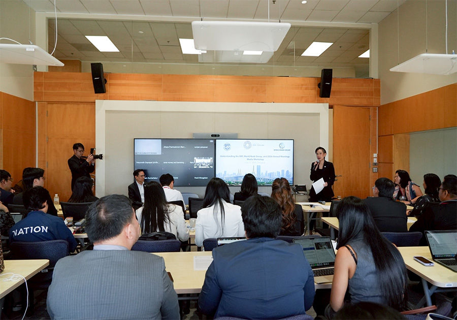 IMF ร่วมกับ World Bank Group จัดกิจกรรม “Media Workshop : เพื่อสร้างความเข้าใจสื่อมวลชนเกี่ยวกับการประชุมประจำปีสภาผู้ว่าการกองทุนการเงินระหว่างประเทศและกลุ่มธนาคารโลก ปี 2569