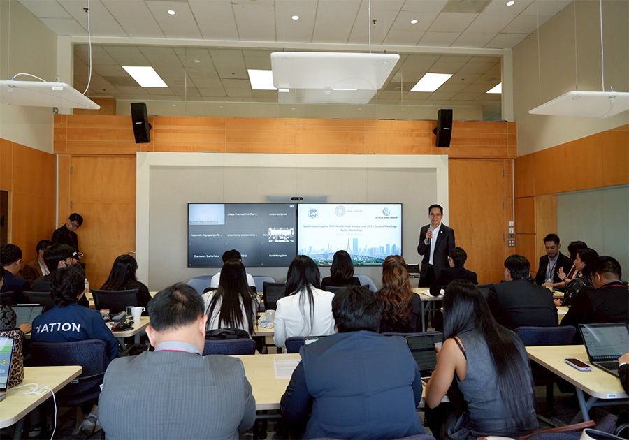 IMF ร่วมกับ World Bank Group จัดกิจกรรม “Media Workshop : เพื่อสร้างความเข้าใจสื่อมวลชนเกี่ยวกับการประชุมประจำปีสภาผู้ว่าการกองทุนการเงินระหว่างประเทศและกลุ่มธนาคารโลก ปี 2569