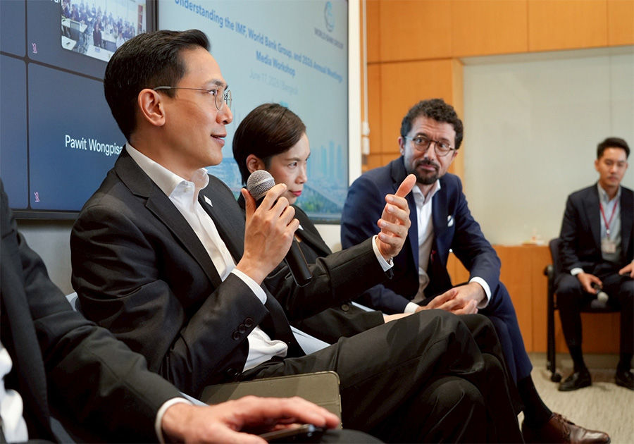 IMF ร่วมกับ กลุ่มธนาคารโลก (World Bank Group) จัดกิจกรรม “Media Workshop : เพื่อสร้างความเข้าใจสื่อมวลชนเกี่ยวกับการประชุมประจำปีสภาผู้ว่าการกองทุนการเงินระหว่างประเทศและกลุ่มธนาคารโลก ปี 2569