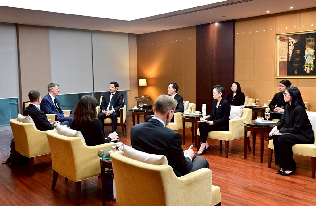 ธนาคารแห่งประเทศไทยให้การต้อนรับ Mr. Robert Kaproth, Deputy Assistant Secretary, U.S. Department of Treasury