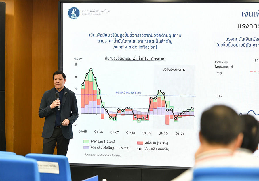 ผู้ว่าการธนาคารแห่งประเทศไทย บรรยายพิเศษในหลักสูตร TEPCoT รุ่นที่ 18 จัดโดยมหาวิทยาลัยหอการค้าไทย