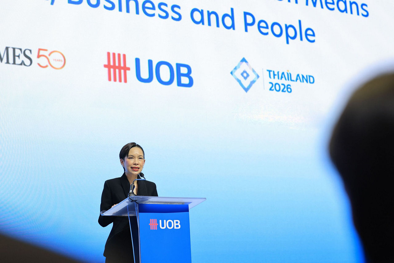 ผู้ช่วยผู้ว่าการธนาคารแห่งประเทศไทยกล่าวเปิดงาน UOB Sustainability Impact Dialogue, AM2026 Special Edition 