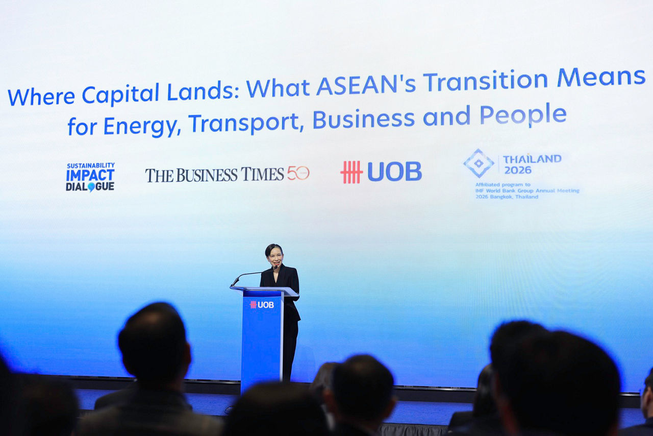 ผู้ช่วยผู้ว่าการธนาคารแห่งประเทศไทยกล่าวเปิดงาน UOB Sustainability Impact Dialogue, AM2026 Special Edition 