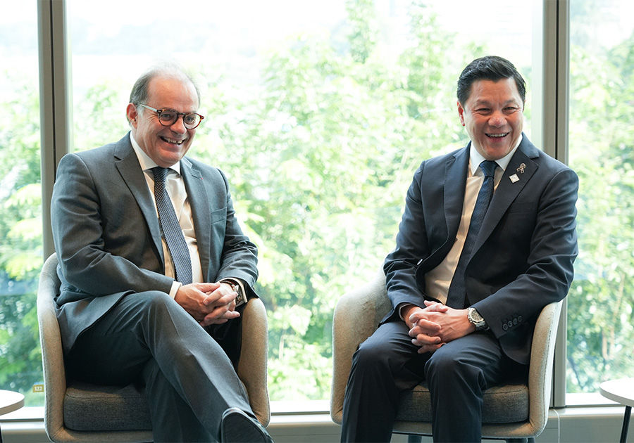 ผู้ว่าการธนาคารแห่งประเทศไทย ร่วมหารือกับธนาคารกลางฝรั่งเศส  (Banque de France)