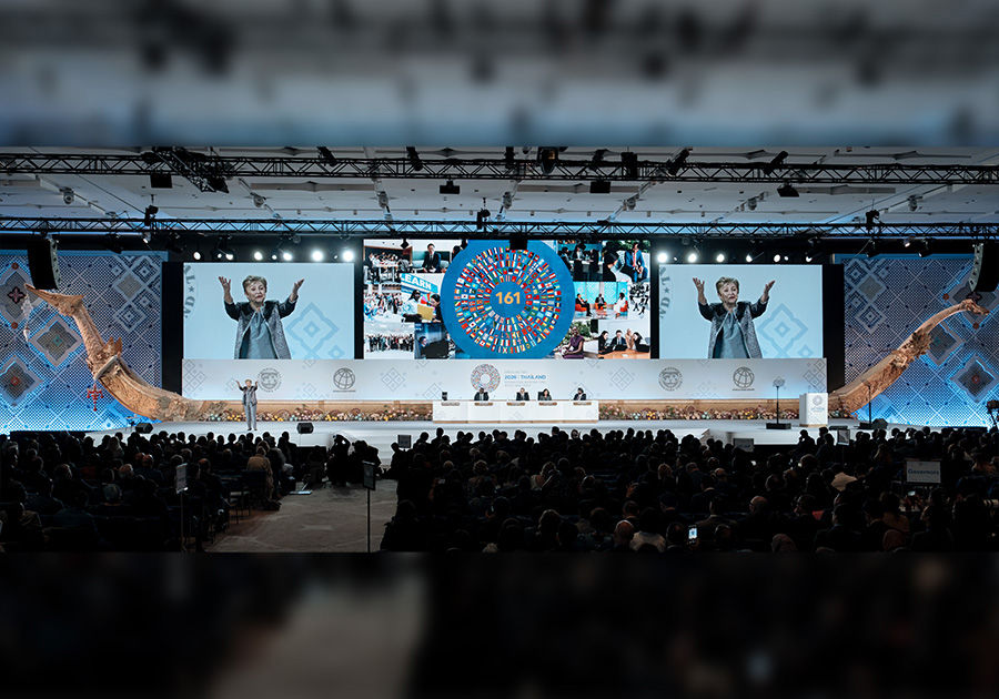 The Prime Minister Opens the Annual Meetings Plenary, Joined by IMF and World Bank Group Leaders Who Share Their Vision of the Global Economy