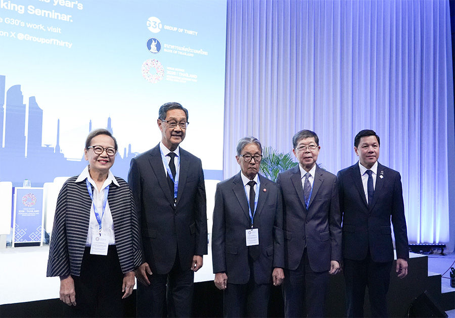 ผู้ว่าการ ธปท. กล่าวเปิดงาน 41st Annual G30 International Banking Seminar ภายใต้หัวข้อการสร้างสมดุลระหว่างนวัตกรรมและเสถียรภาพระบบการเงินในยุคดิจิทัล (Balancing Innovation and Stability in Modern Digital Finance)