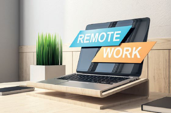 การทำงานระยะไกล (Remote Work and Virtual Meetings)