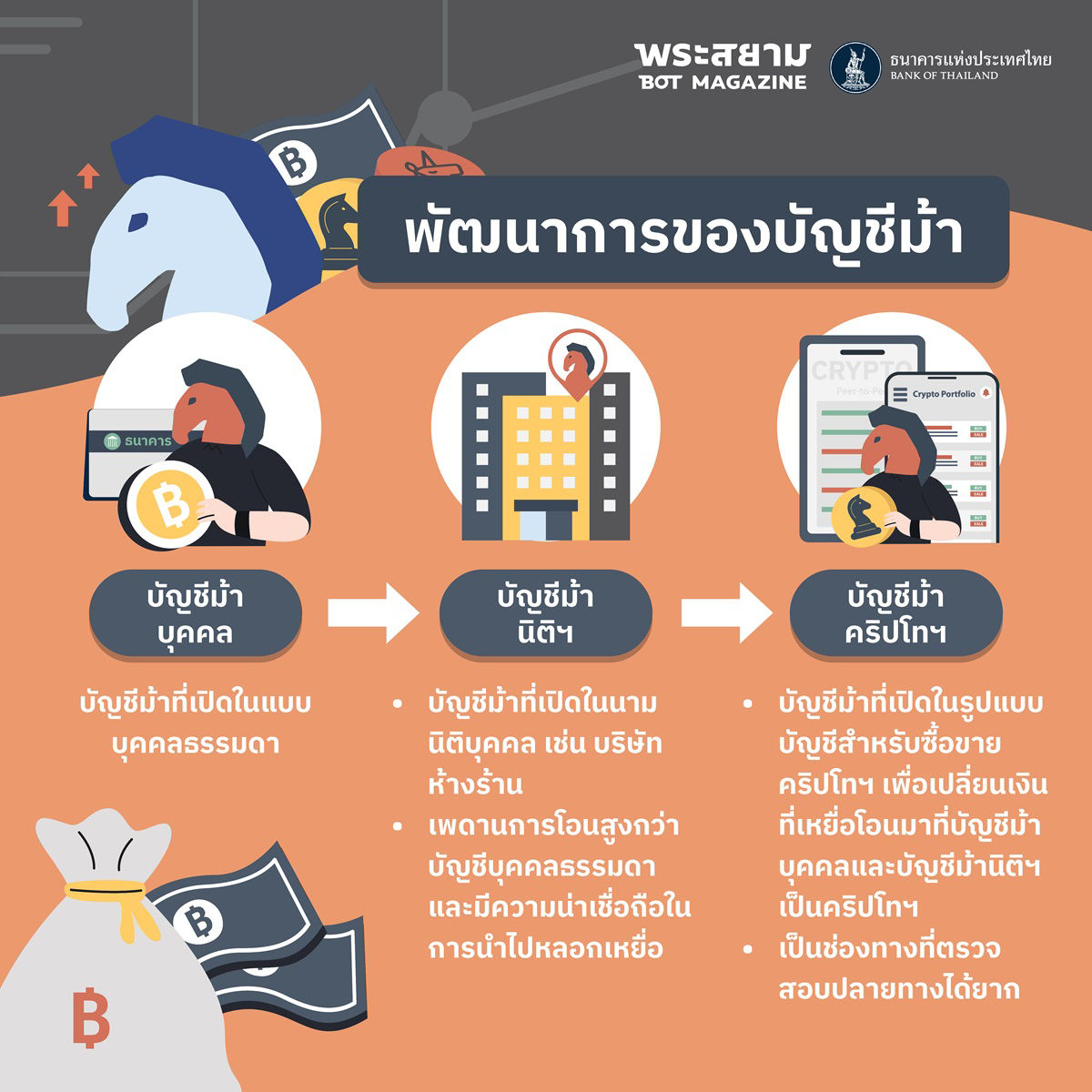 พัฒนาการของบัญชีม้า