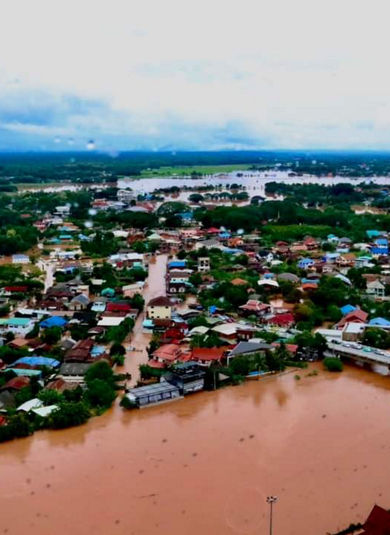 สถานการณ์อุทกภัยในพื้นที่ภาคใต้