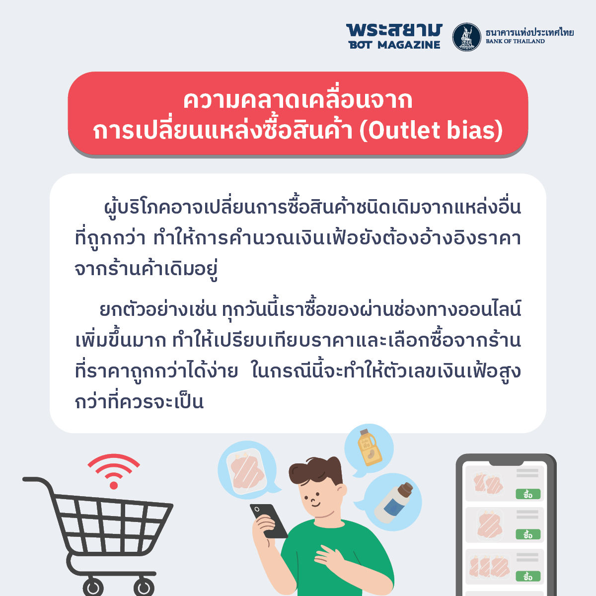 ความคลาดเคลื่อนจากการเปลี่ยนแหล่งซื้อสินค้า