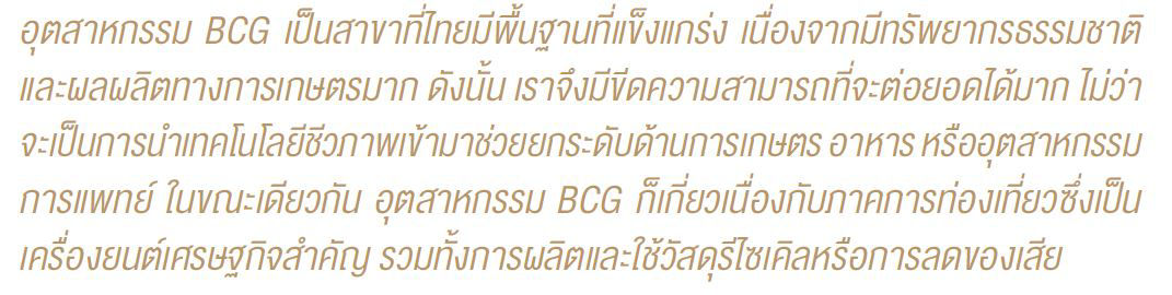 อุตสาหกรรม BCG