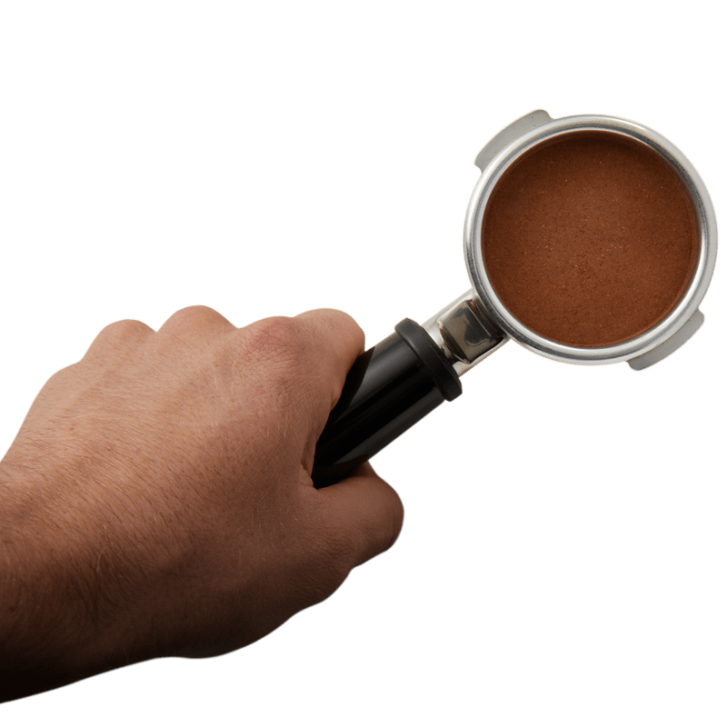 An Espresso Machine Group Head, ready to brew coffee.