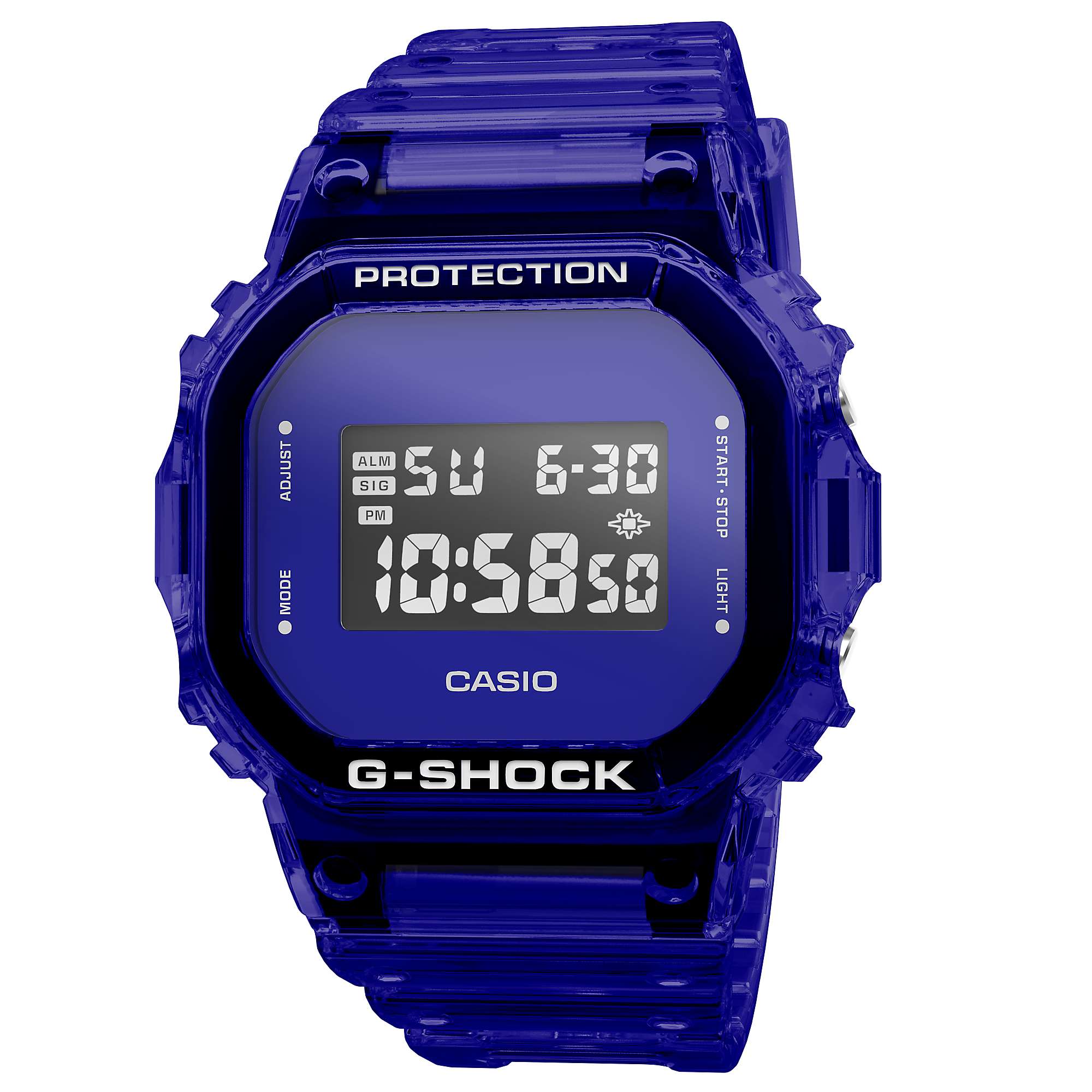 CASIO MY G-SHOCK DWE-5610-JELLY-BLUE 腕時計-