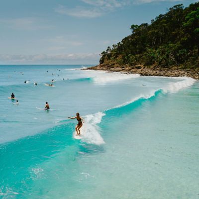 World-class surfing in Noosa.