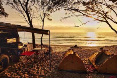 Camping In a Van Stradbroke Island Straddie Queensland