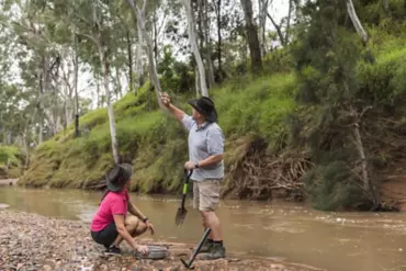 Fossicking for sapphires near the local township of Rubyvale | 48 hours in Emerald and Sapphire Gemfields 