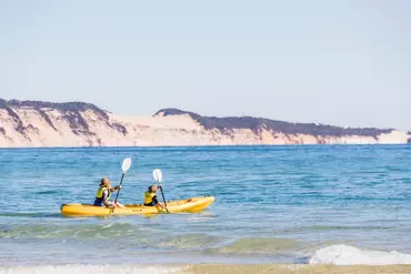 Epic Ocean Adventures - Guided sea kayaking tour and 4x4 drive through the Great Sandy National Park (Double Island Point) | Things to do in Noosa with kids Epic Ocean Adventures - Guided sea kayaking tour and 4x4 drive through the Great Sandy National Park (Double Island Point) | Things to do in Noosa with kids