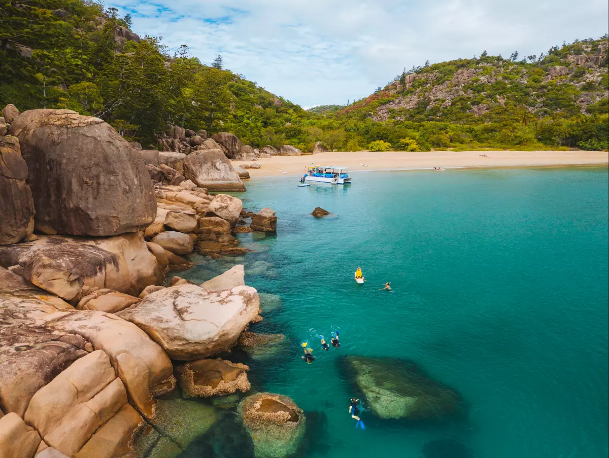 Snorkelling on guided Aquascene tour, Radical Bay Magnetic Island | Snorkelling on guided Aquascene tour, Radical Bay Magnetic Island |