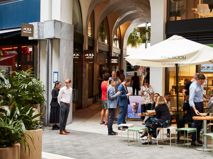 11 Young Street laneway activations