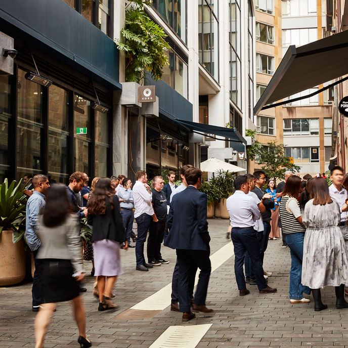 Interior image of 100 Mount Street office boardroom with expansive views of Sydney Harbour and CBD 
