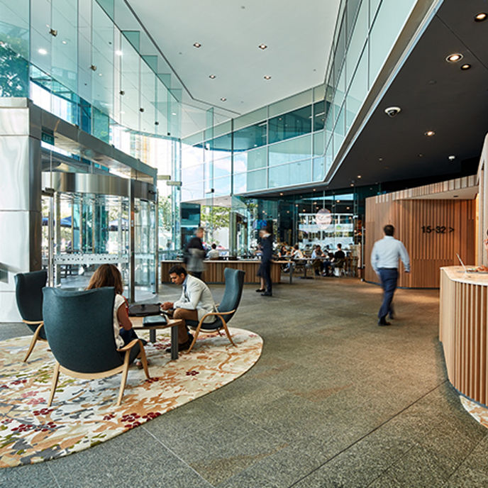 12-creek-street-blue-tower-entrance-brisbane-office-for-lease