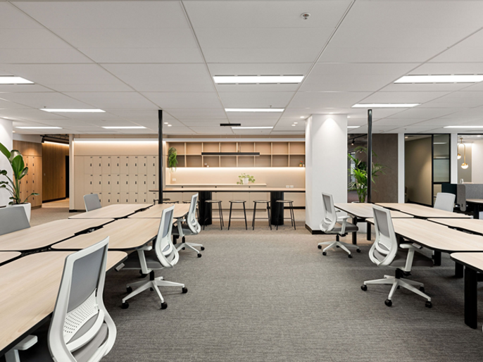 Image of interior office fitout at 175 Pitt Street 