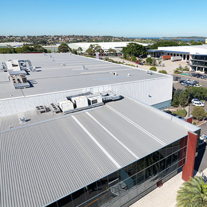 Image looking up at a warehouse at 2-4 Military Road, Matraville 