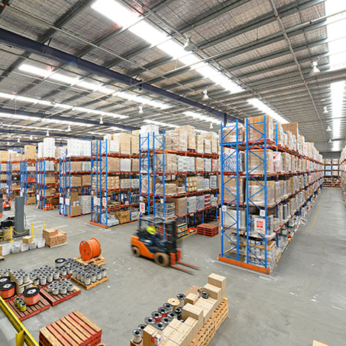 Interior image of Knoxfield Industrial Estate active warehouse space
