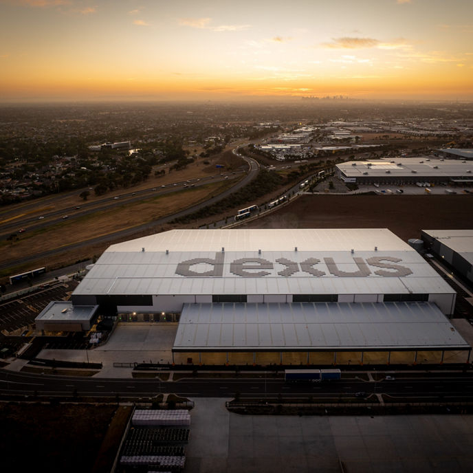 Image of industrial estate and car park