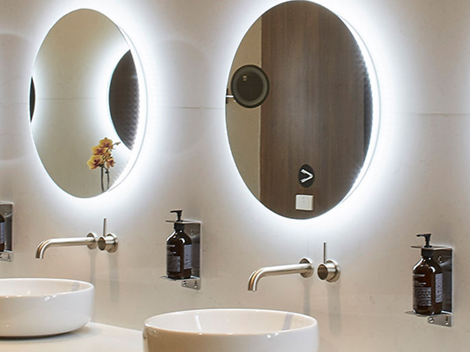 Interior image of Australia Square Sydney end of trip bathroom facilities
