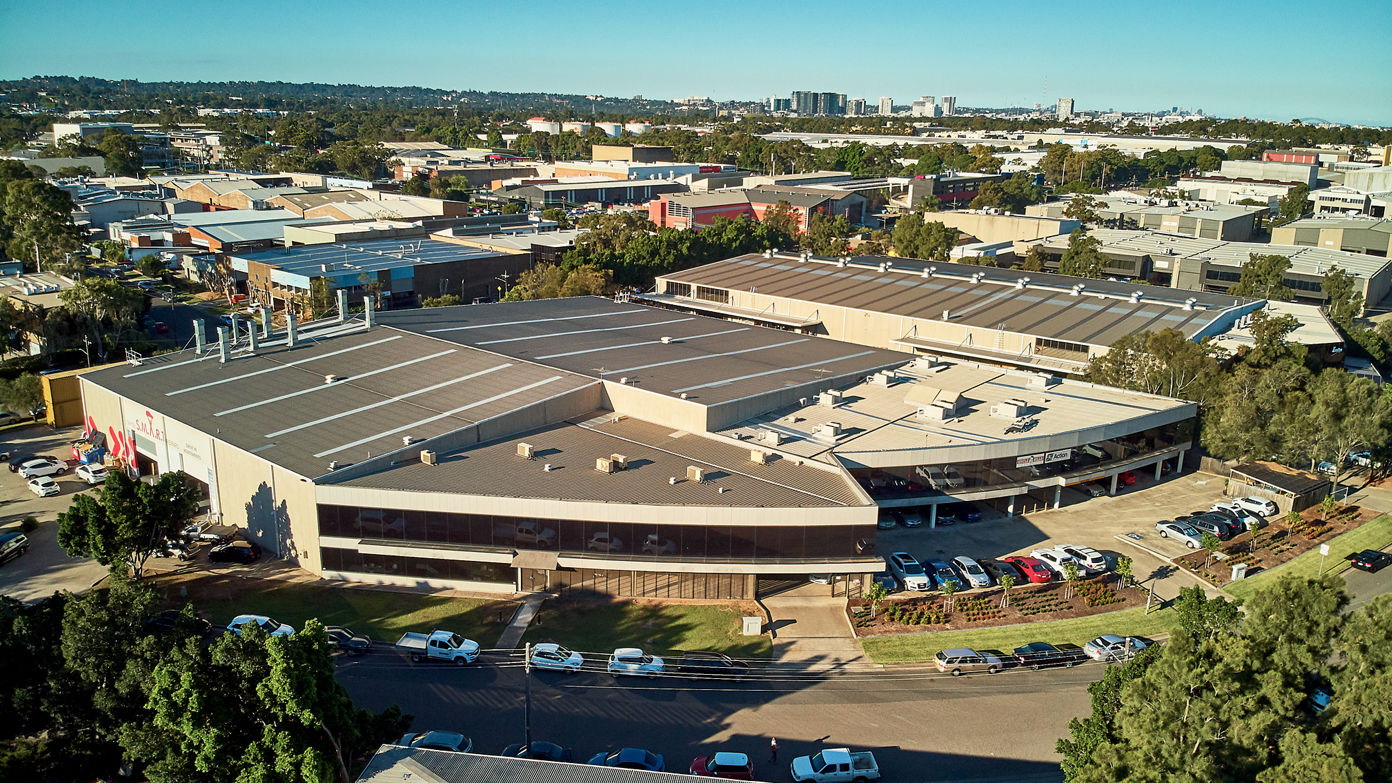 Aerial image of Silverwater Industrial Estate within surrounding area 