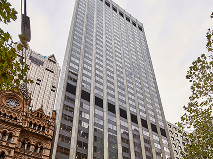 360 Collins Street complete building facade