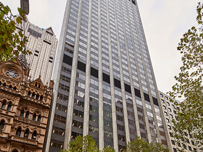 360 Collins Street complete building facade
