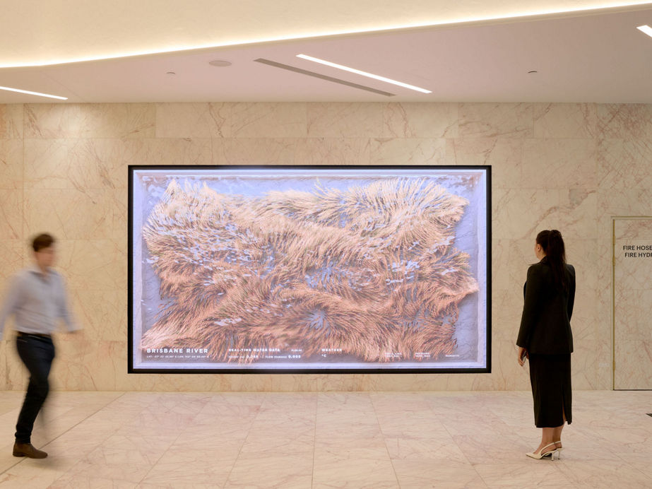 480 Queen Street Brisbane digital art installation
