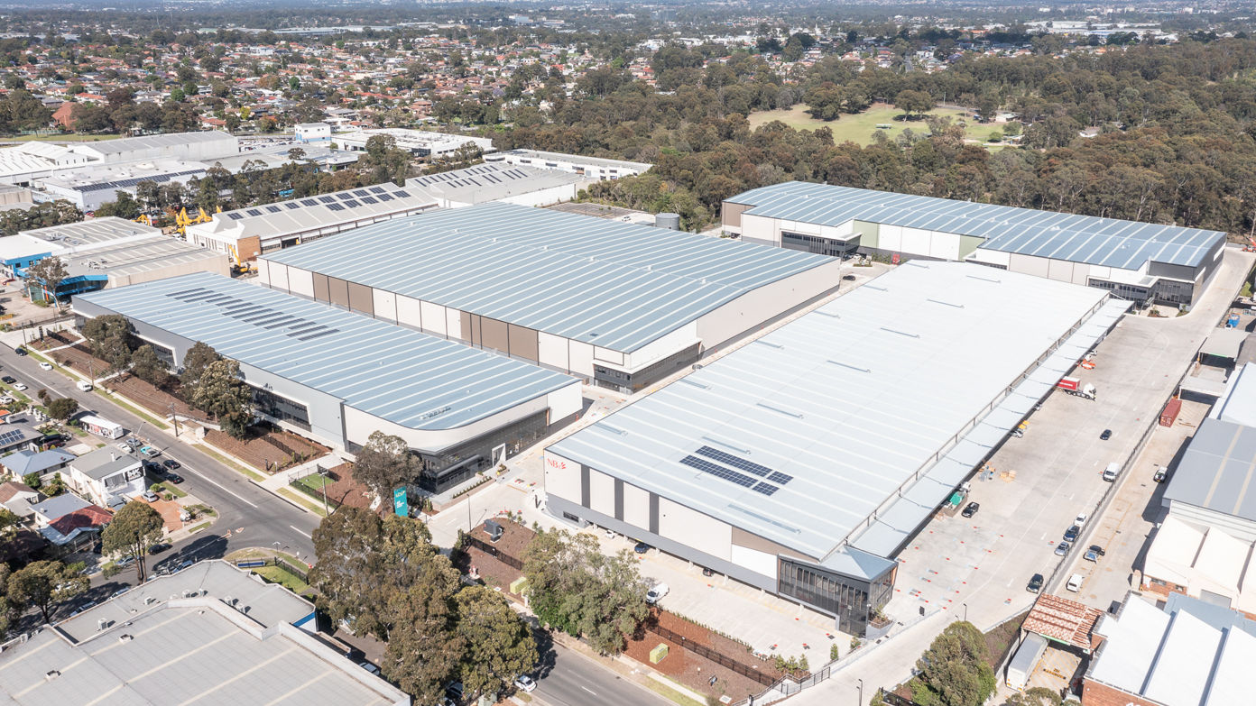 Aerial image of 54 Ferndell Street Business Park and landscape