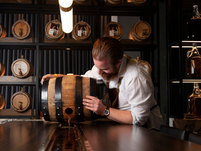 barrel room