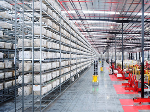 Interior image of automated industrial warehouse at Horizon 3023 estate 
