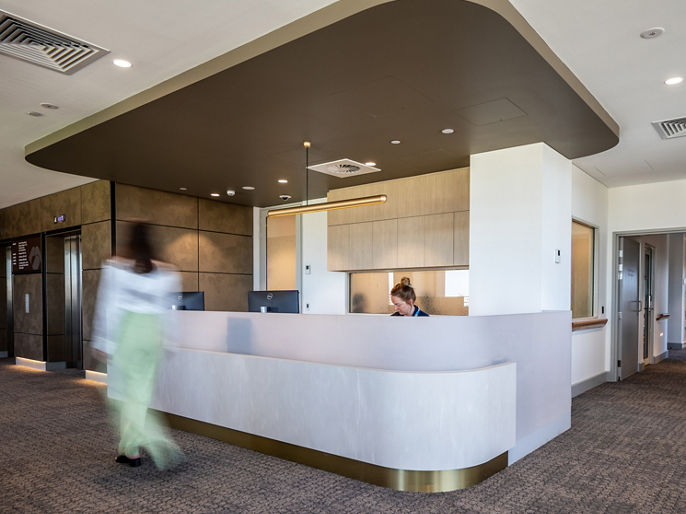 Reception area of Cockburn Mental Health Clinic