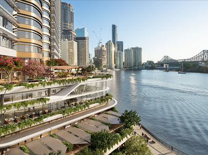 Artist impression of Waterfront Brisbane