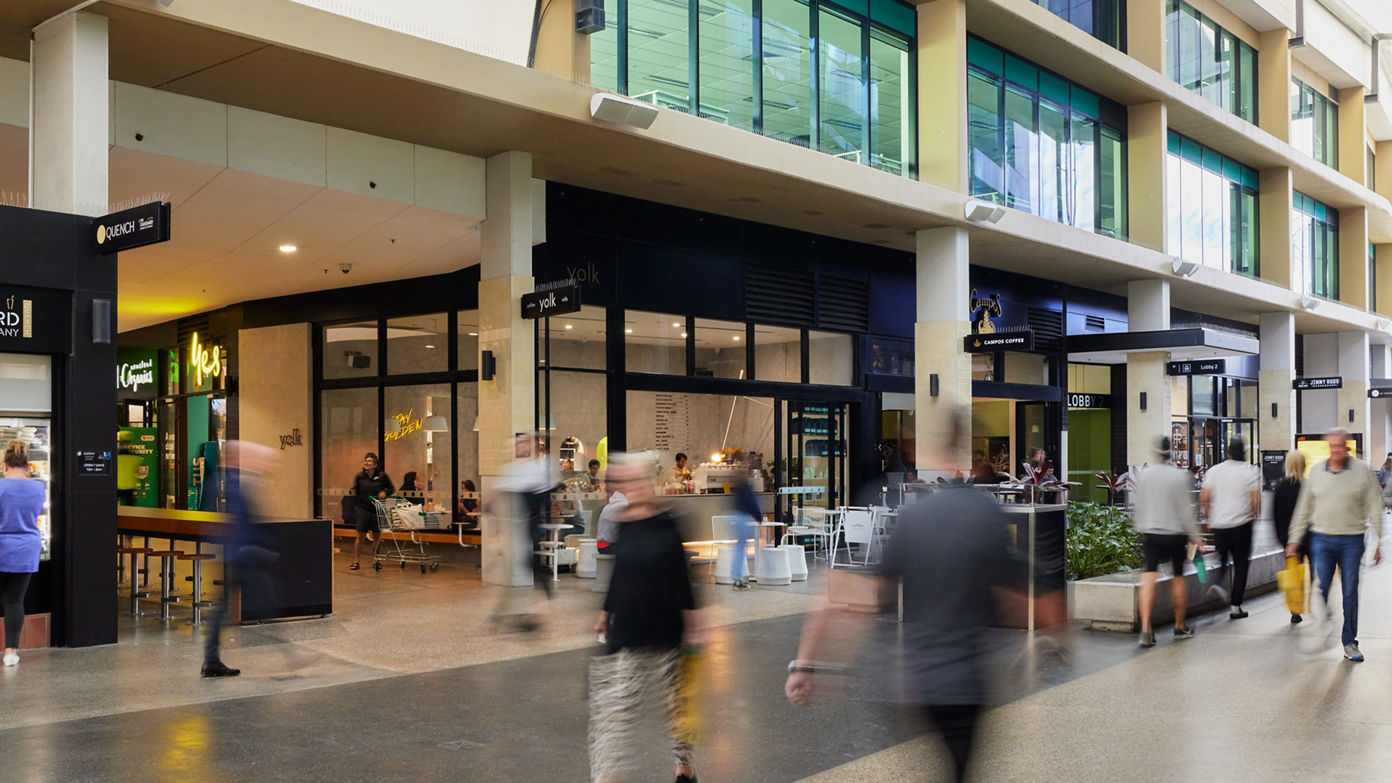 Image of retailers in Gasworks Plaza